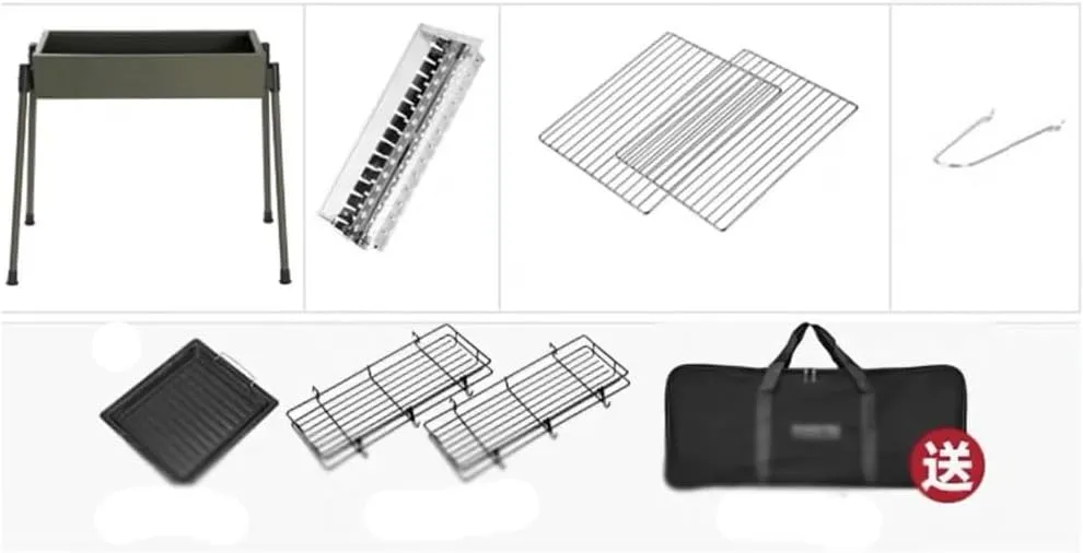 Thickened Outdoor Barbecue Stove Home Charcoal Barbecue Rack Outdoor Tools Outdoor Carbon Grill