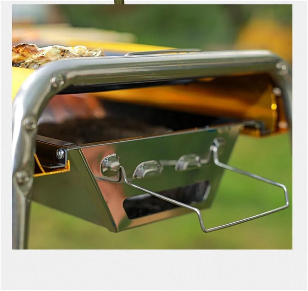 Thickened Stainless Steel Barbecue Rack Household Barbecue Stove Charcoal Grill Outdoor Barbecue