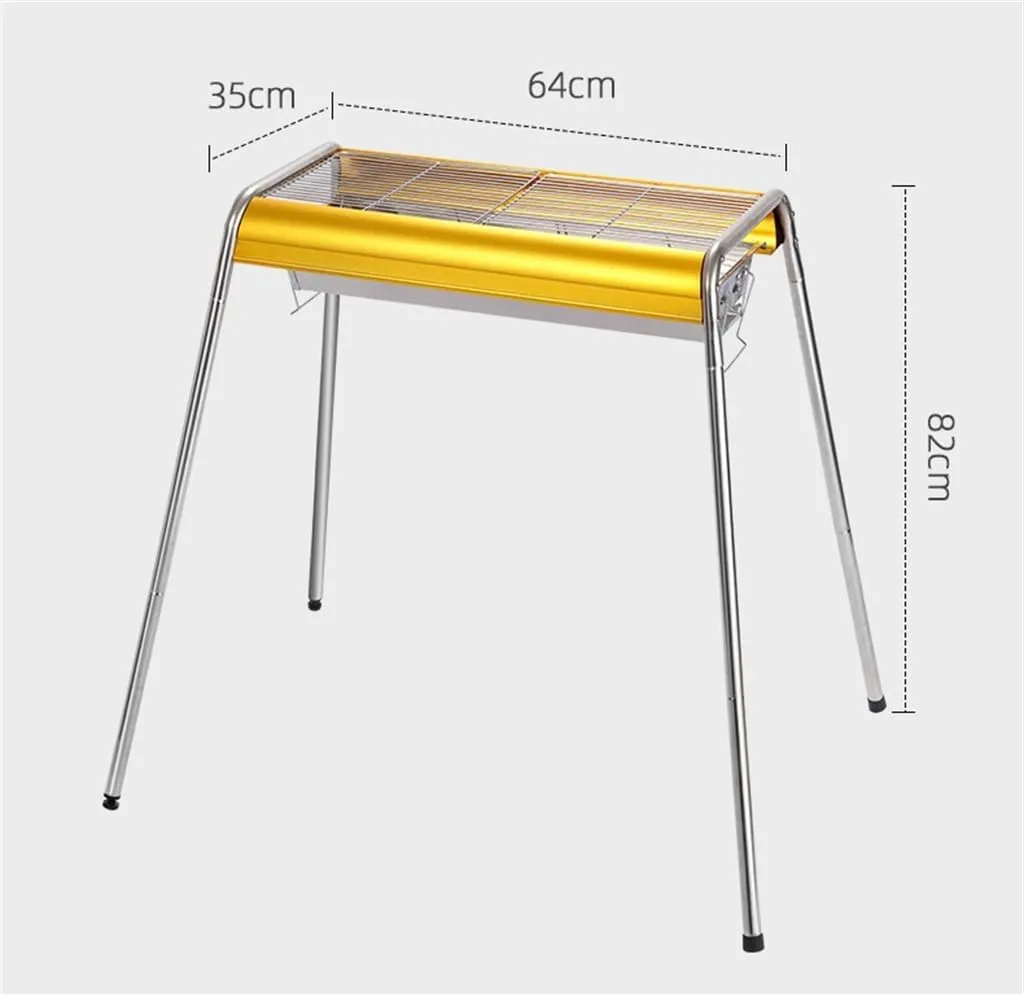 Thickened Stainless Steel Barbecue Rack Household Barbecue Stove Charcoal Grill Outdoor Barbecue
