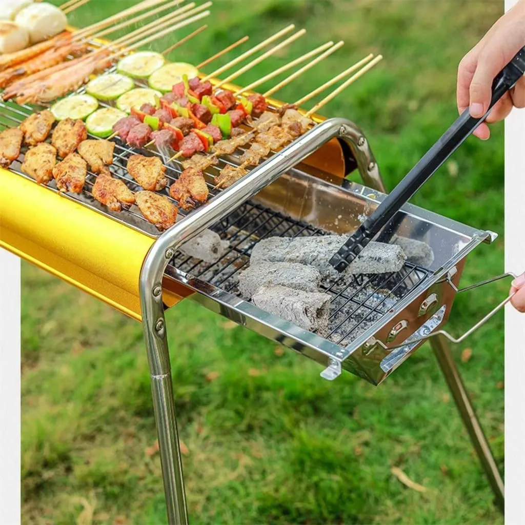 Thickened Stainless Steel Barbecue Rack Household Barbecue Stove Charcoal Grill Outdoor Barbecue