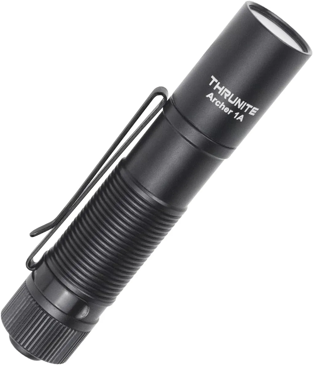 ThruNite Archer 1A Max 312 Lumens 91 Meters EDC AA Flashlight Handheld LED Flashlights, Cool White