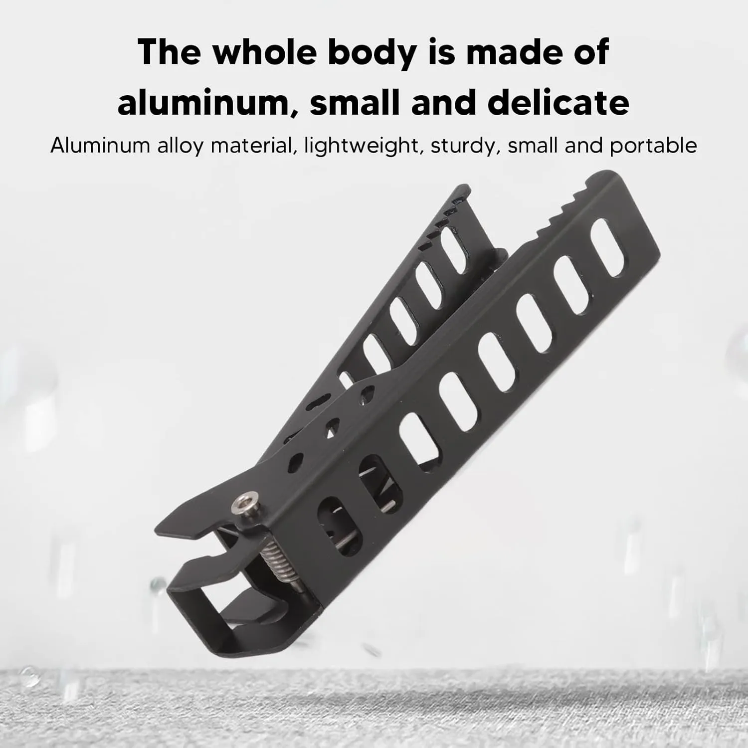 Topyond Hot Plate Gripper Clips, Hot Pot Pan Bowl Gripper Clips, Aluminum Alloy, Anti Scalding Hot Bowls Retriever Tongs for Outdoor Camping(Black), Camping Essentials