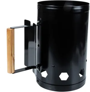 Totority Outdoor Burner Rapid Igniting Starter for Picnics Camping BBQ Grilling Convenient Chimney Design with Insulated Handle for Starting