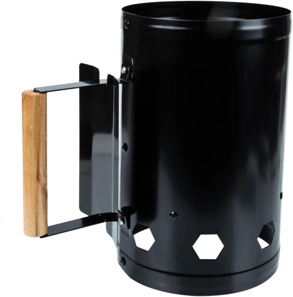 Totority Outdoor Burner Rapid Igniting Starter for Picnics Camping BBQ Grilling Convenient Chimney Design with Insulated Handle for Starting