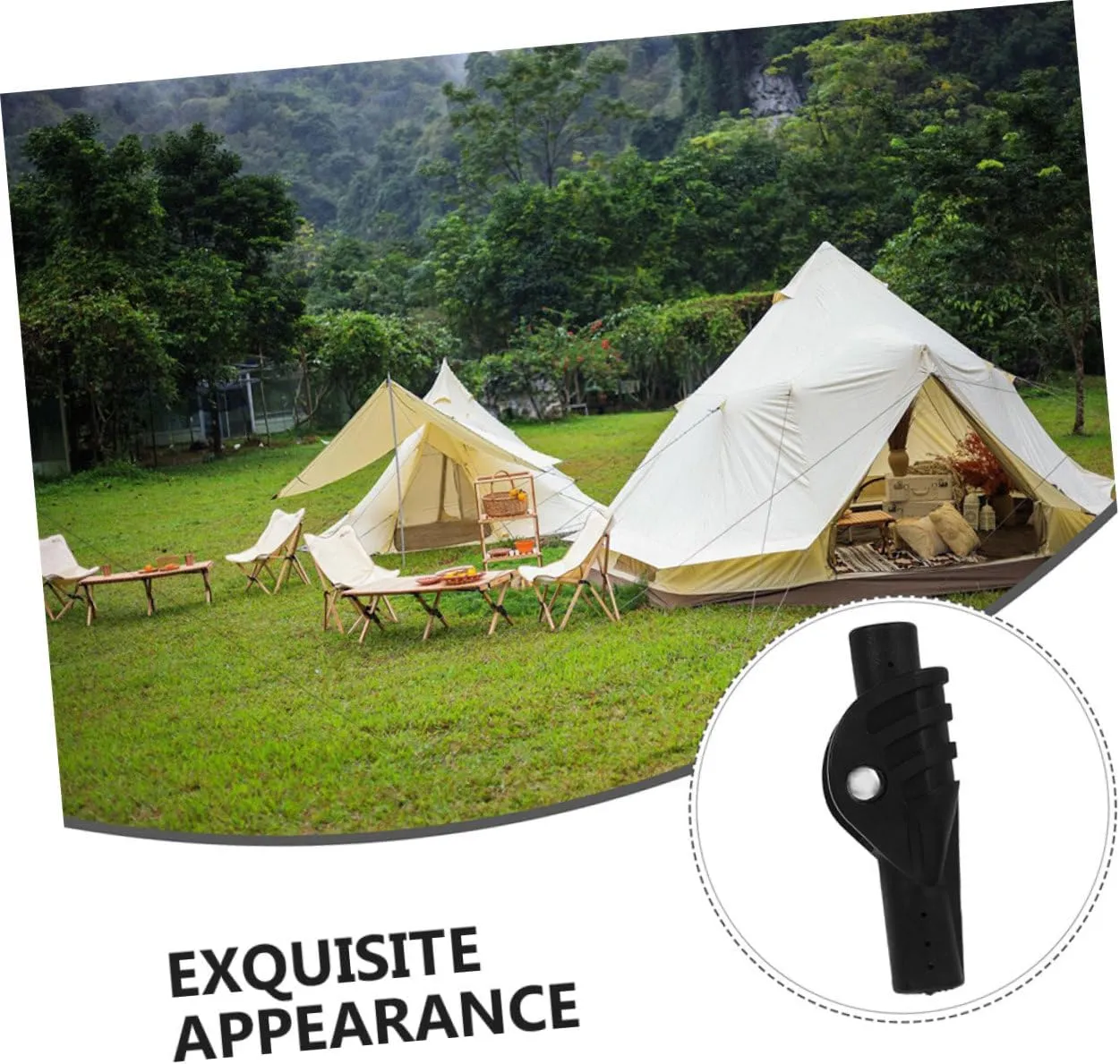 Totority Outdoor Tent Accessories Tent Support Rod Adapter Tent Re Connectors Tent Support Connector Tent Support