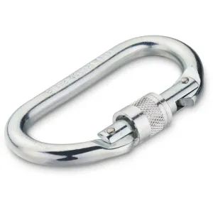 Traega CAB1 Steel Oval Carabiner - Screwgate
