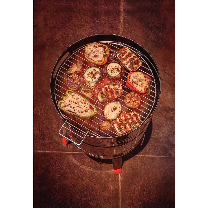Tramontina Stainless Steel Charcoal Grill with Enameled Steel