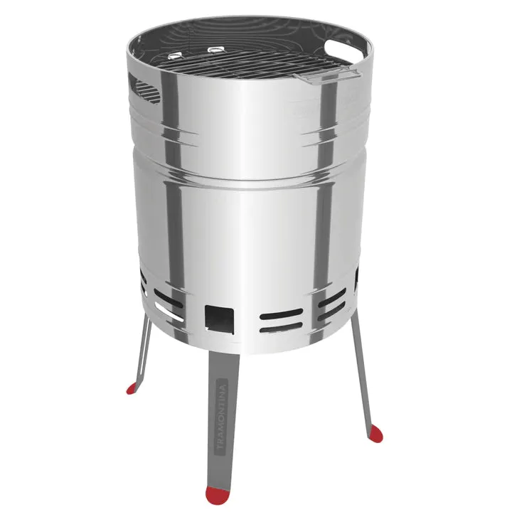 Tramontina Stainless Steel Charcoal Grill with Enameled Steel