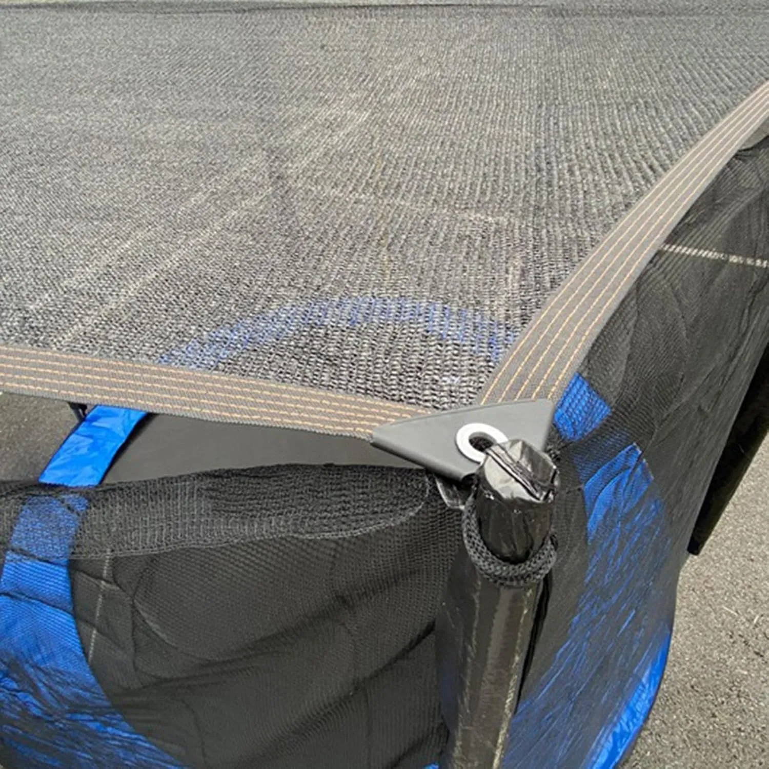 Trampoline Sun Shade Cover | Outdoors Trampoline Cover Sunshade,Waterproof Foldable Tear Resistant Tent for Outdoors Sports Patio Backyard