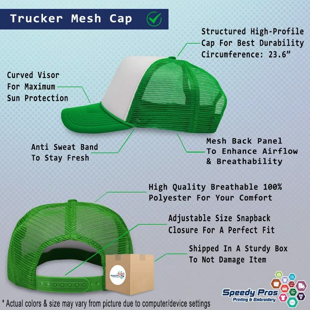 Trucker Hat Trailer Trash Living in Mobile Homes Van Trees Trash Polyester