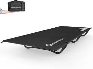 Ultralight Camping Cot, Portable Camping Bed, 60s Easy Setup, Support 330 LBs, 30'' Wide Surface, Folding Backpacking Cot w/Storage Bag for Camping, Travel, Emergency Use