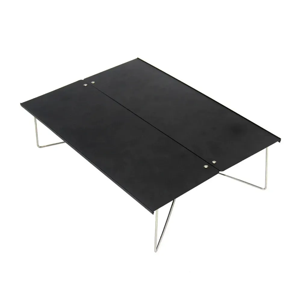 Ultralight Mini Outdoor Table Foldable Aluminum Alloy Camping Table for Travel Picnic Barbecue Lightweight Camping Furniture
