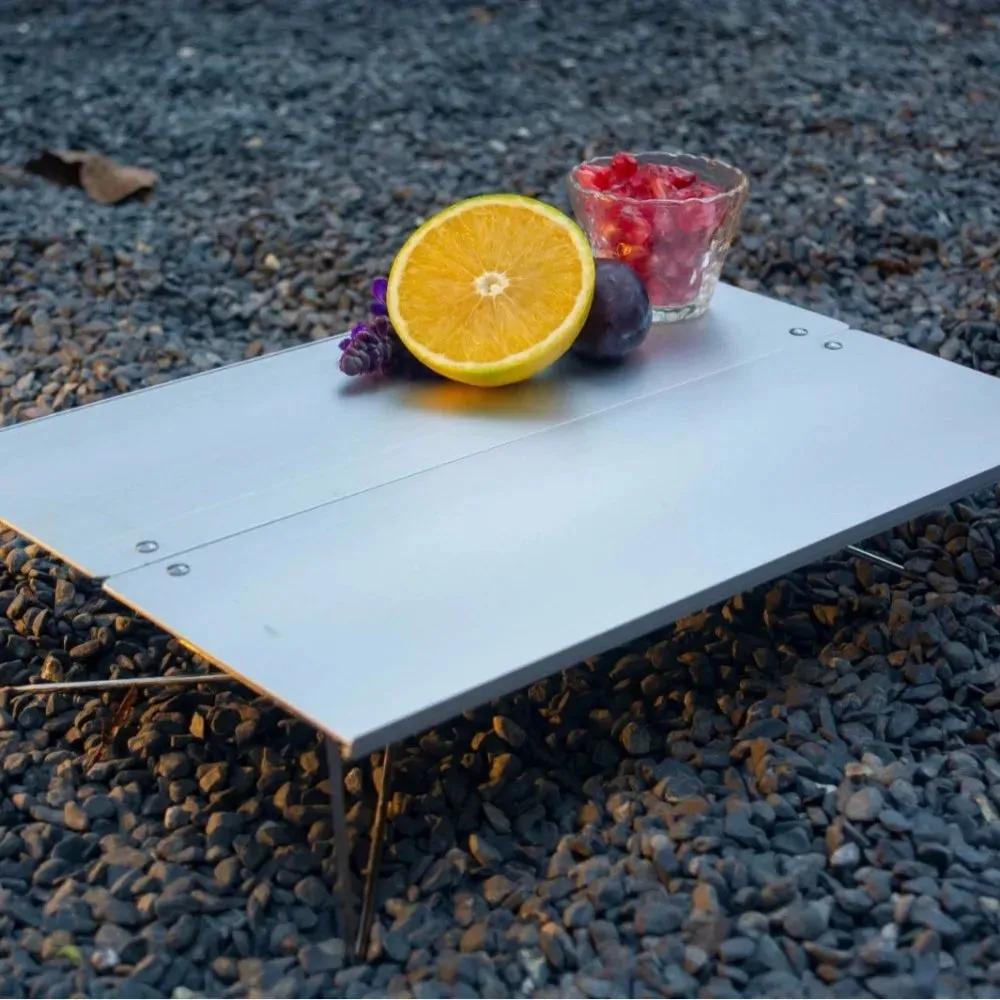 Ultralight Mini Outdoor Table Foldable Aluminum Alloy Camping Table for Travel Picnic Barbecue Lightweight Camping Furniture