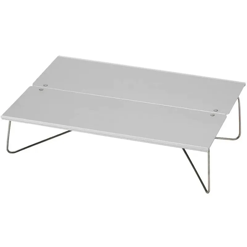 Ultralight Mini Outdoor Table Foldable Aluminum Alloy Camping Table for Travel Picnic Barbecue Lightweight Camping Furniture