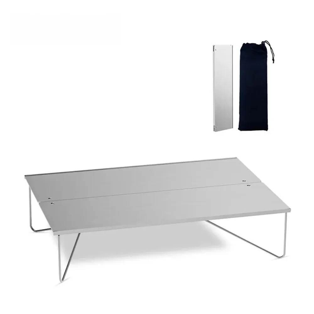 Ultralight Mini Outdoor Table Foldable Aluminum Alloy Camping Table for Travel Picnic Barbecue Lightweight Camping Furniture