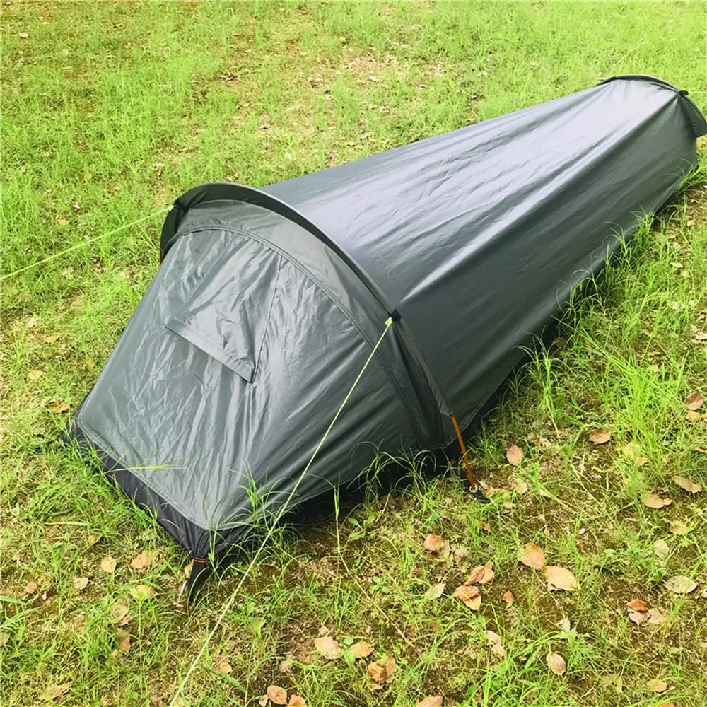 Ultralight Tent Backpacking Tent Outdoor Camping Sleeping Bag Tent Lightweight Single Person Tent