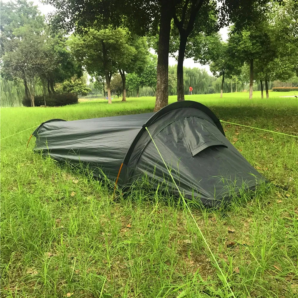 Ultralight Tent Backpacking Tent Outdoor Camping Sleeping Bag Tent Lightweight Single Person Tent