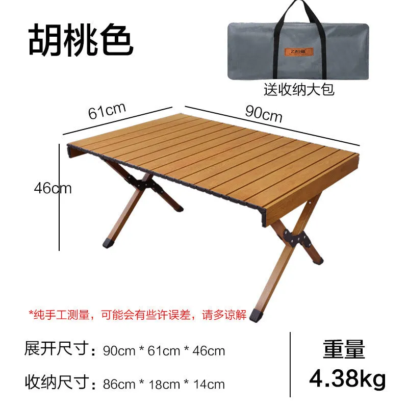 Upgrade Aluminum Alloy Folding Camping Table Portable Outdoor Picnic Table for Camping, Hiking and Picnic
