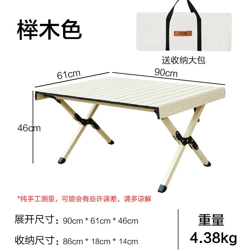 Upgrade Aluminum Alloy Folding Camping Table Portable Outdoor Picnic Table for Camping, Hiking and Picnic