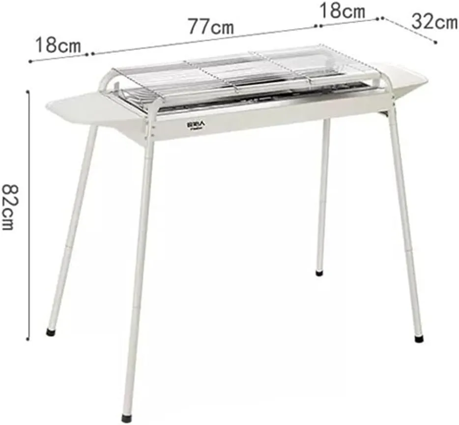 Vertical Spray Molded Barbecue Stove Foldable Family Gathering Barbecue Rack Courtyard Barbecue Rack