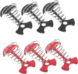 VICASKY Outdoor Tent Nails 6 Pack Fishbone Stakes Deck Anchor for Easy Camping Tent Installation