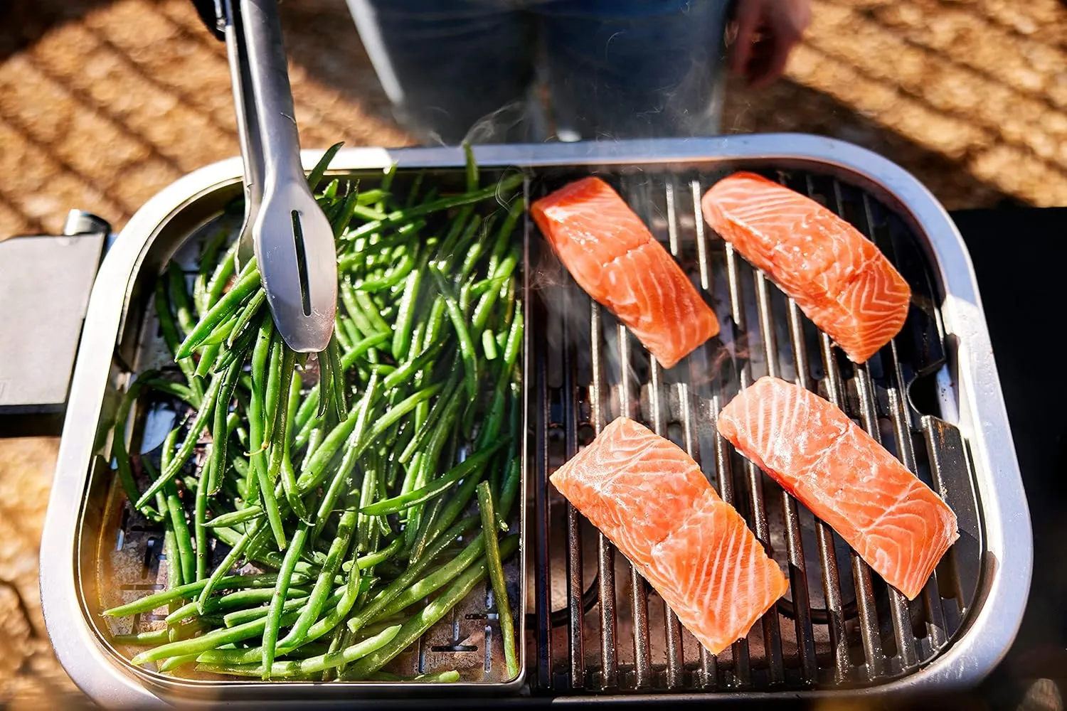 Weber Lumin Outdoor Electric Barbecue Grill, Black - Great Small Spaces such as Patios, Balconies, and Decks, Portable and Convenient