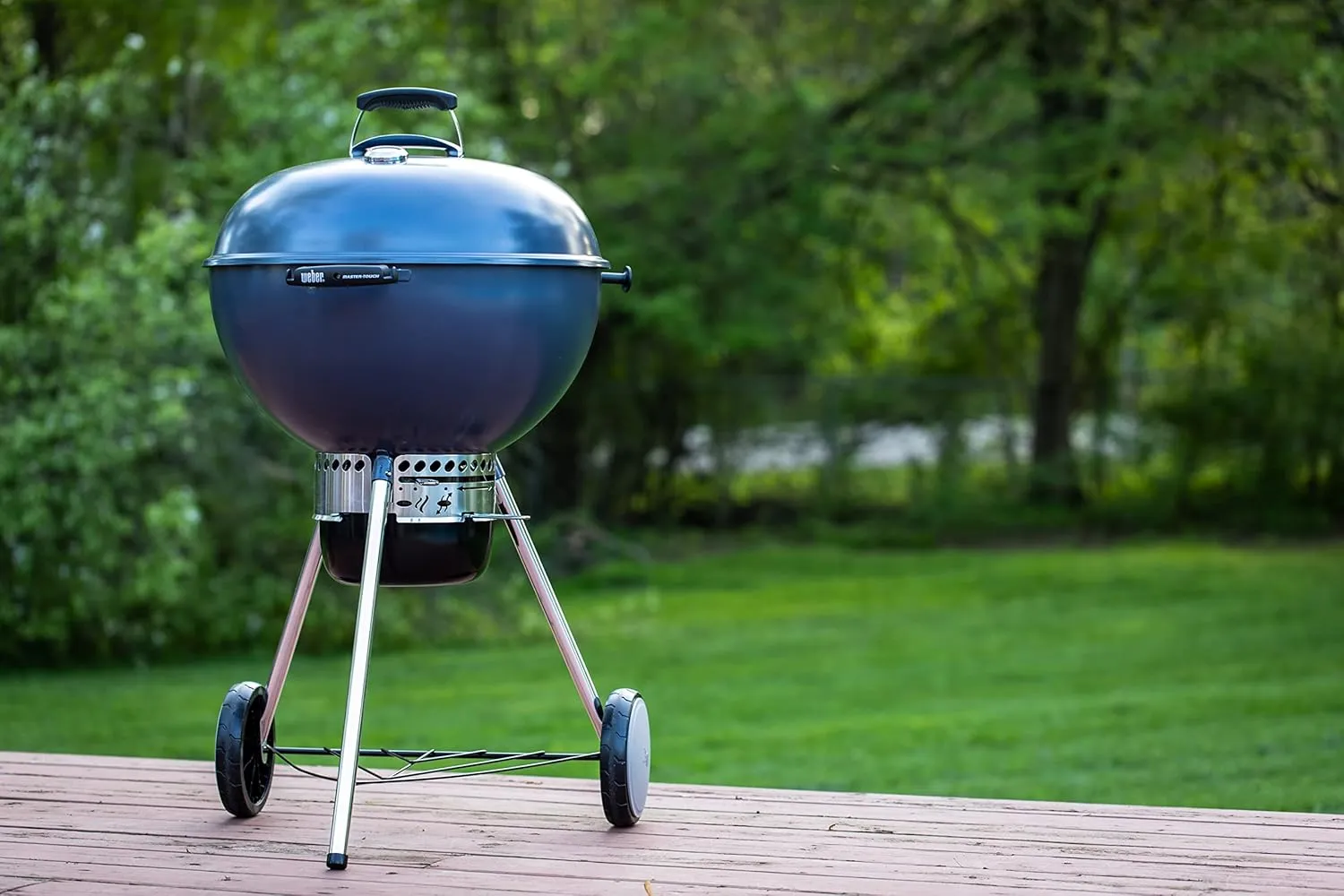 Weber Master-Touch 22" Charcoal Grill, Slate Blue