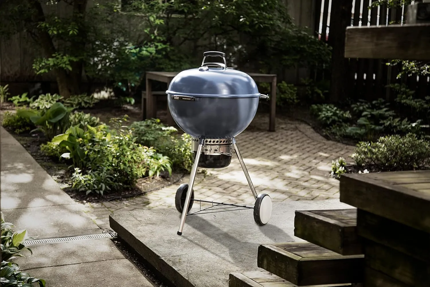Weber Master-Touch 22" Charcoal Grill, Slate Blue