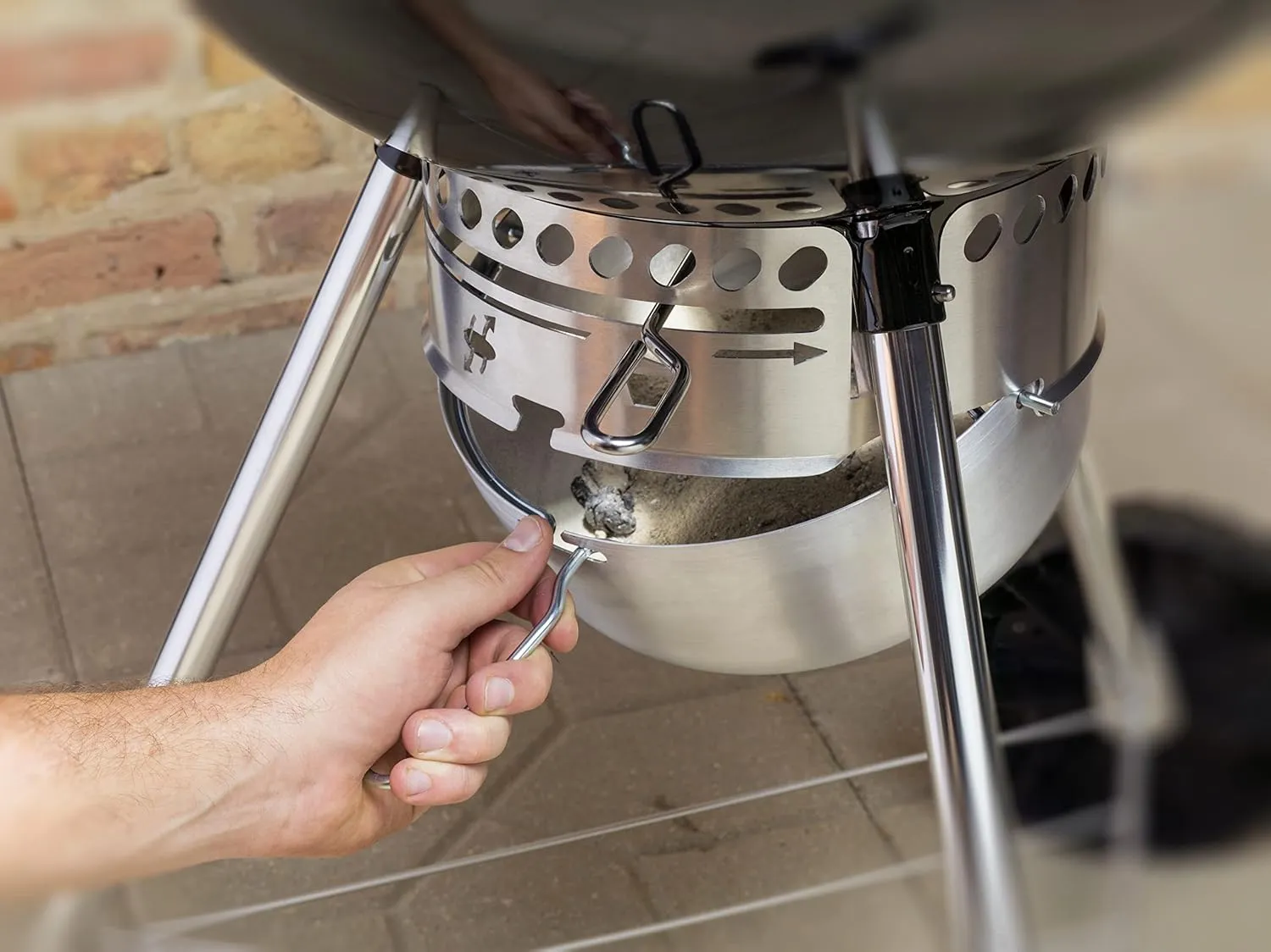 Weber Master-Touch 22" Charcoal Grill, Slate Blue
