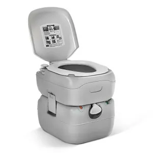 Weisshorn 22L Outdoor Portable Toilet Camping Potty Caravan Motorhome RV Boating