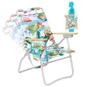 WEJOY Premium High Back Beach Chair Aluminum Camping Chair