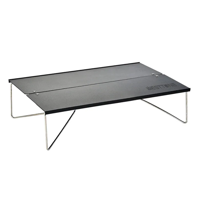 WEST TUNE Pop-Up Outdoor Mini Portable Folding Table for Camping