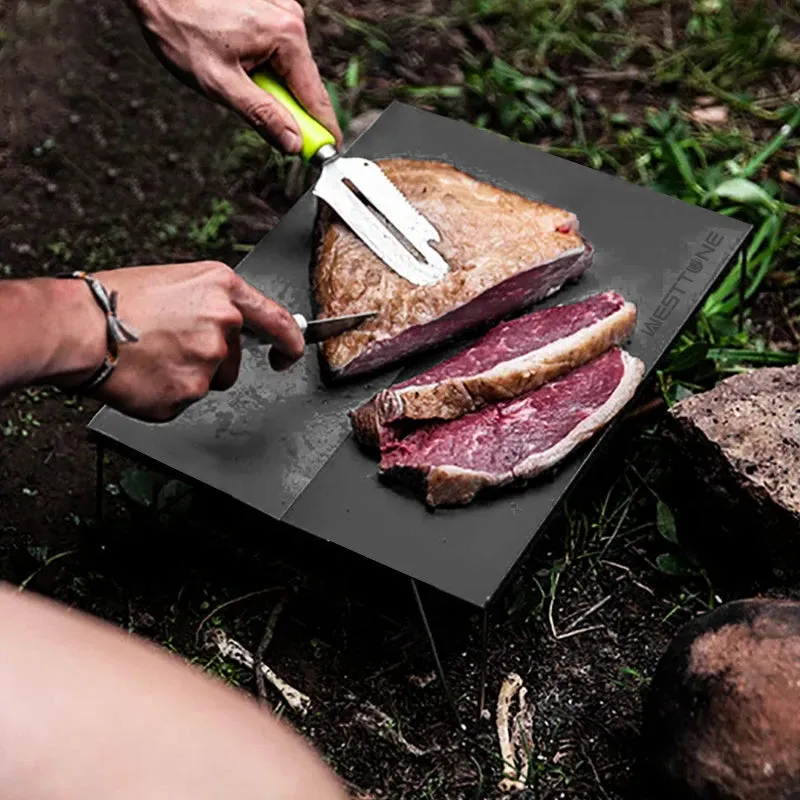 WEST TUNE Pop-Up Outdoor Mini Portable Folding Table for Camping