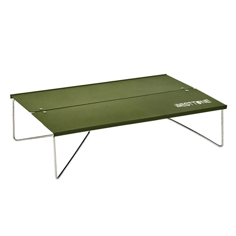 WEST TUNE Pop-Up Outdoor Mini Portable Folding Table for Camping