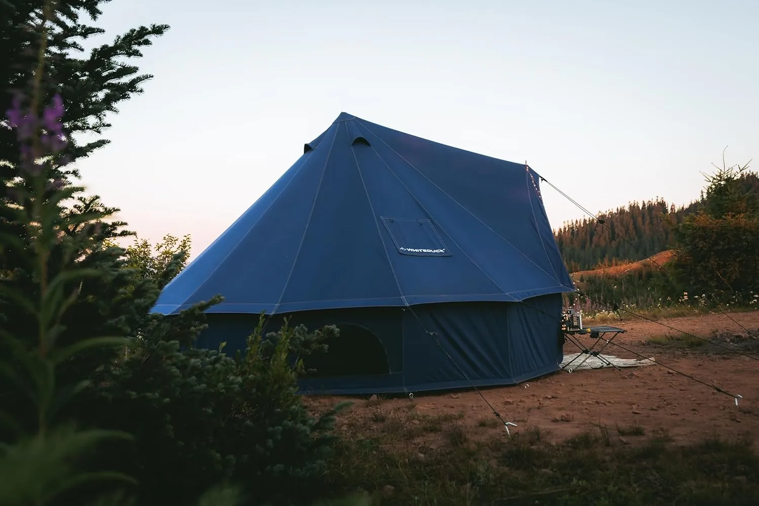 WHITEDUCK Regatta Canvas Bell Tent - w/StoveJack, Waterproof, 4 Season Luxury Camping and Glamping Yurt Tent Outdoor