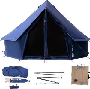 WHITEDUCK Regatta Canvas Bell Tent - w/StoveJack, Waterproof, 4 Season Luxury Camping and Glamping Yurt Tent Outdoor