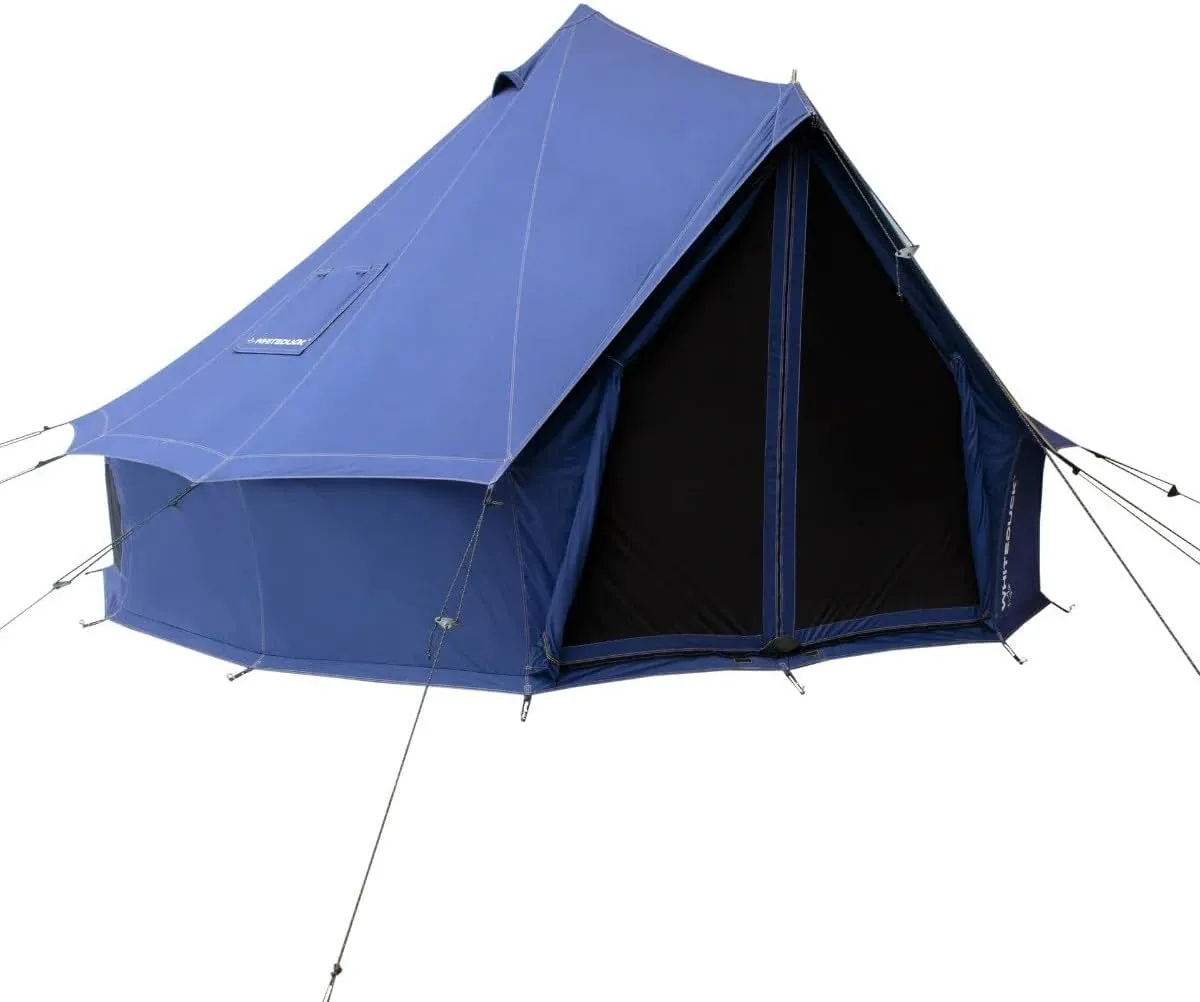 WHITEDUCK Regatta Canvas Bell Tent - w/StoveJack, Waterproof, 4 Season Luxury Camping and Glamping Yurt Tent Outdoor