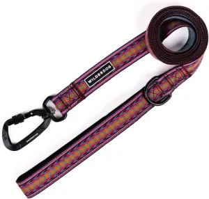 Wilderdog Ultralight Leash Series for Dogs 6 ft Long and Only 3.75 oz with swiveling, Locking Carabiner Attachment and Lightly Padded Handle with D-Ring - Daybreak