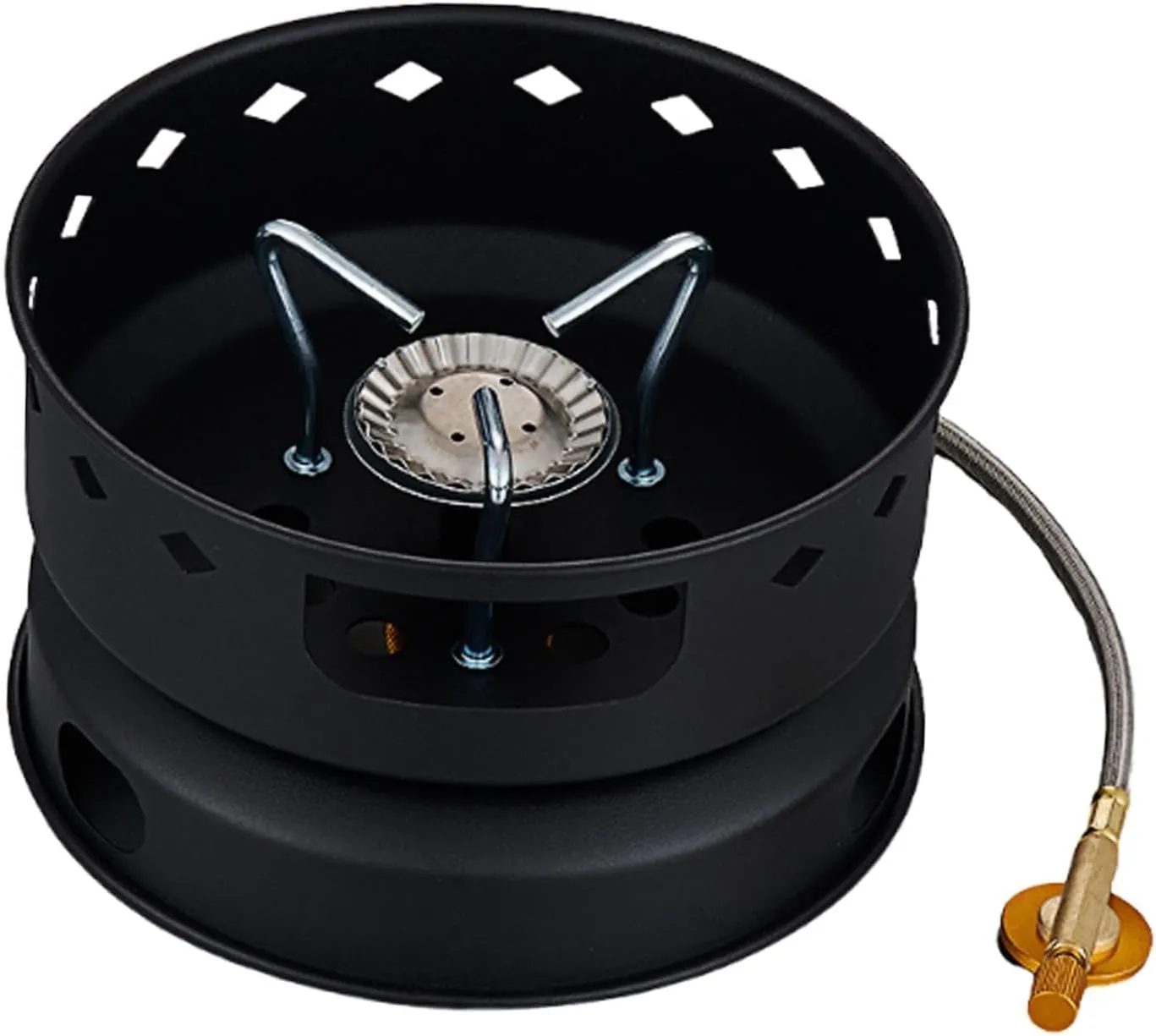 Windproof Camping Stovetop,Cooking,Compact,Cook Gear,Portable Burner Gas Stovetop for Picnic Hiking Backpacking Fishing