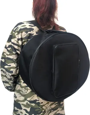 XGOPTS Portable Drum Case with Shoulder Strap and Carry Handles, Waterproof Dustproof Drum Storage and Transport Bag with Outer Pocket