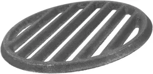 Yardwe Charcoal Grill Grate Durable Round Iron Cooking Rack for Outdoor BBQ Fire Pit Cooking for Gatherings Easy to Clean