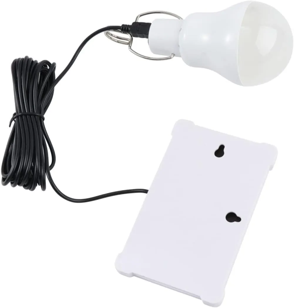 Yardwe Solar Tent Light Compact Led Camping Lamp Portable Night Lights for Outdoor Emergency On/Off Solar Powered