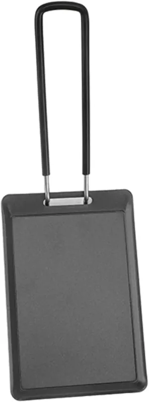 Ymiko Portable BBQ Grill Pan Mini Square Fry Pan Outdoor Camping