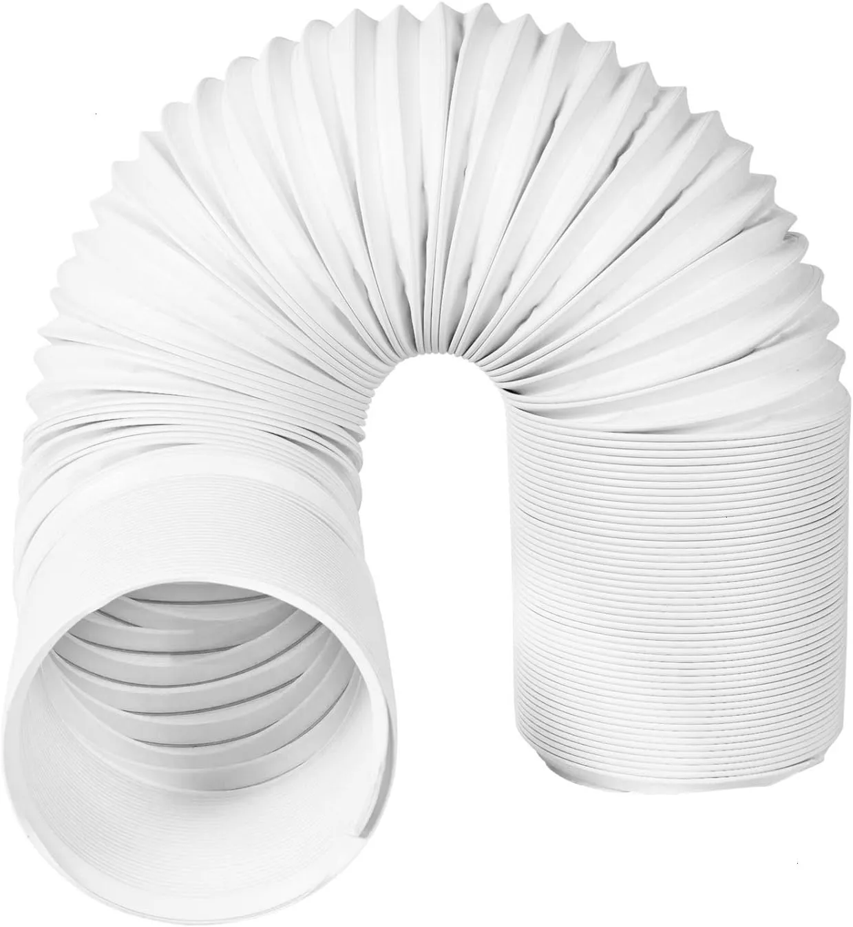 YoleShy Portable Air Conditioner Exhaust Hose 5.9 Inch Diameter AC Hose with Anti-Clockwise Thread 80 Inch Length Compatible with Delonghi and More