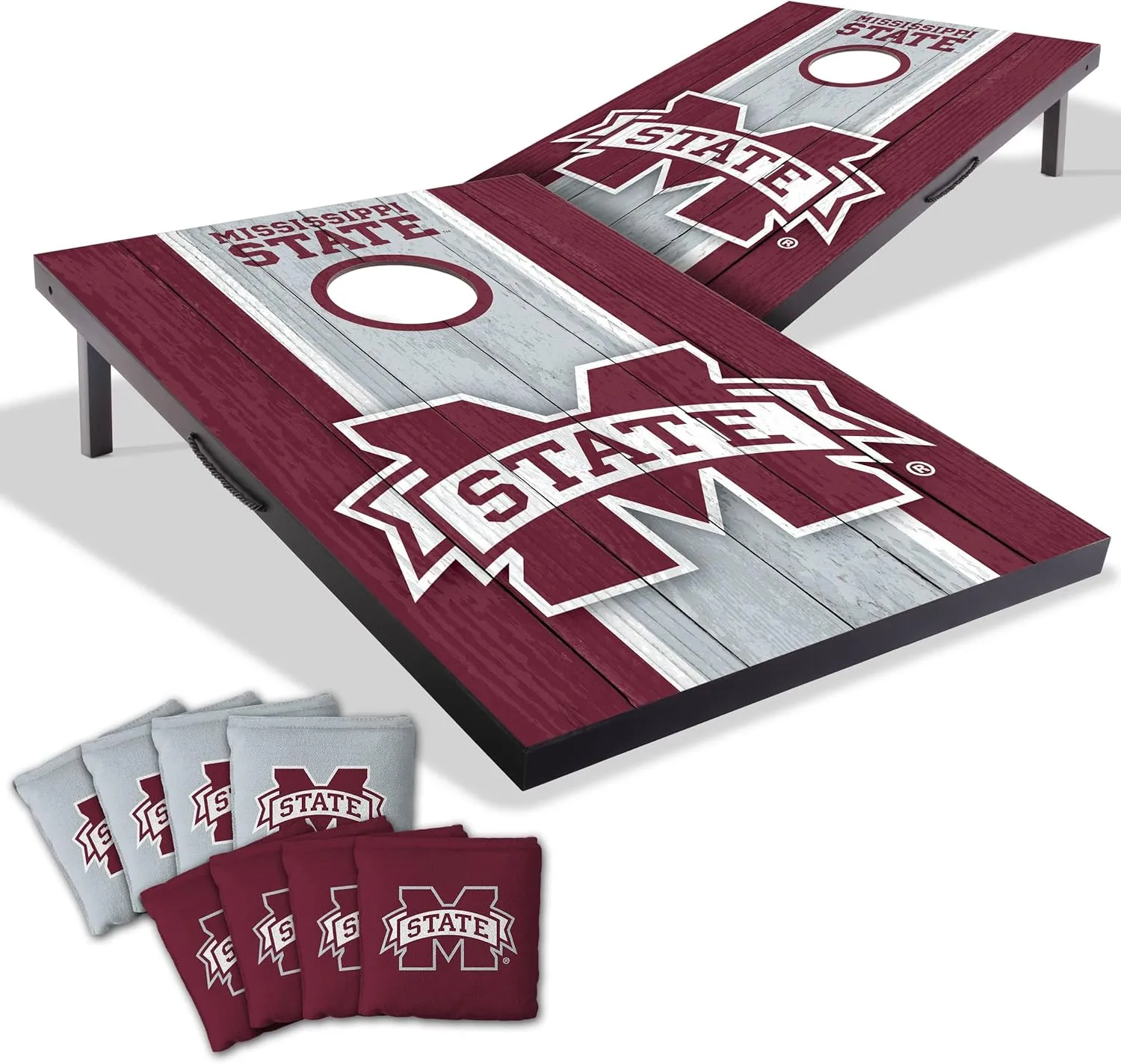 YouTheFan NCAA 2' x 3' Portable Cornhole Game with Logo Bags