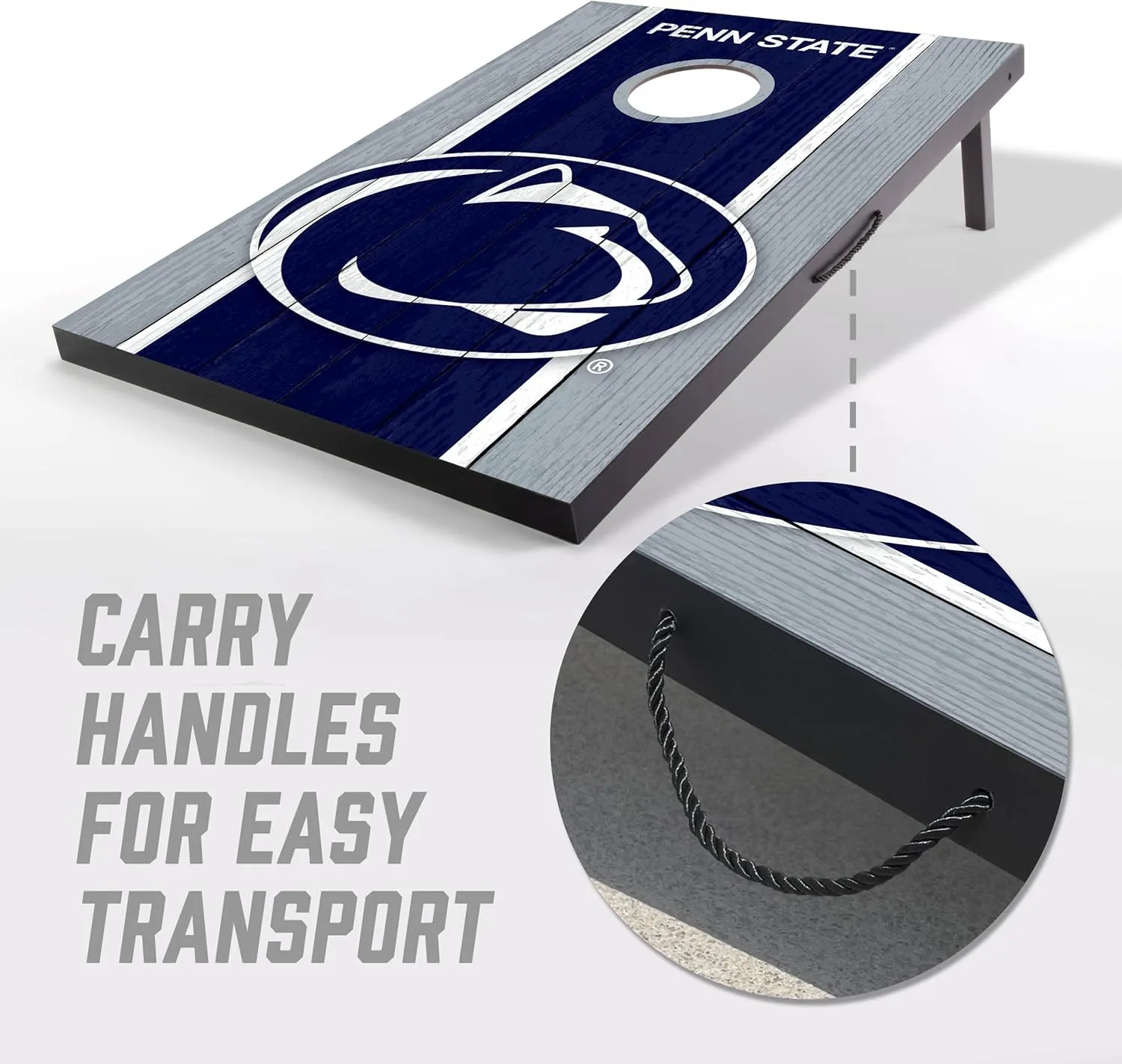 YouTheFan NCAA 2' x 3' Portable Cornhole Game with Logo Bags