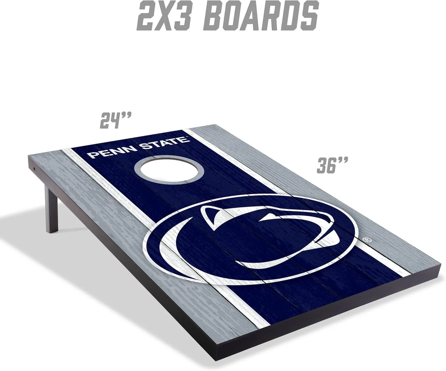 YouTheFan NCAA 2' x 3' Portable Cornhole Game with Logo Bags