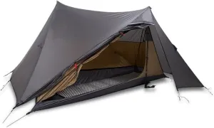 Yun Chuan Double-Sided Silicon-Coated Double A Pyramid 15D Nylon rodless Camping Hiking Outdoor Tent (Four Seasons 1person Full Set)
